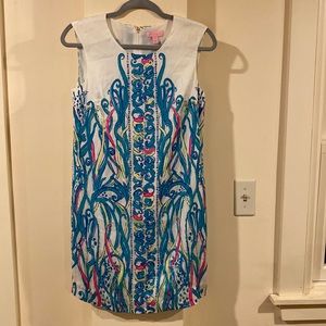 Beautiful SILKY LILY Pulitzer DRESS XS worn once 💙🌸💙🌸💙🌸💙🌸